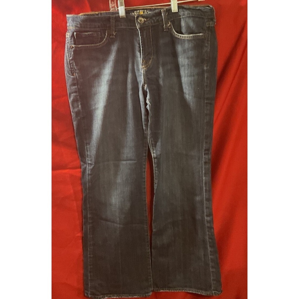Lucky Brand Womens Size 12 / 31 Regular Sweet N' Low Embroidered Bootcut Jeans